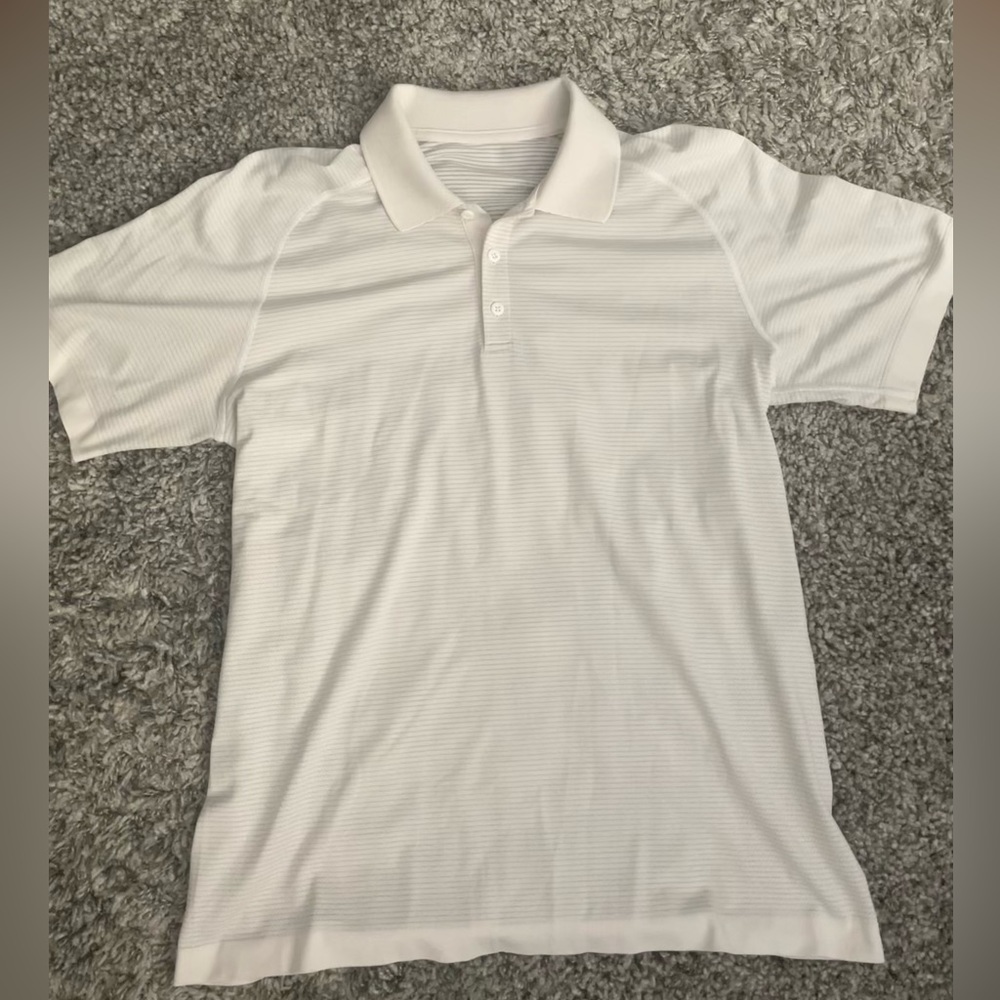 lululemon athletica White Polo Shirt